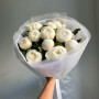 Букет из 11 белых пионов фото 2